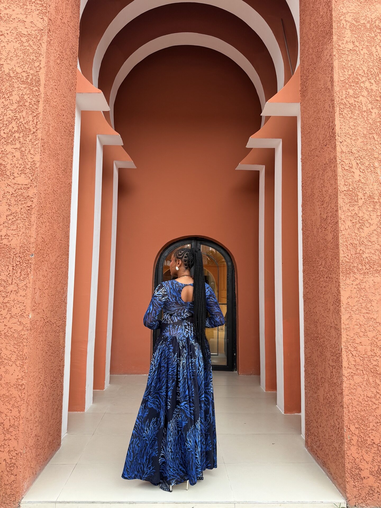 Reef Dress - Blue Print2